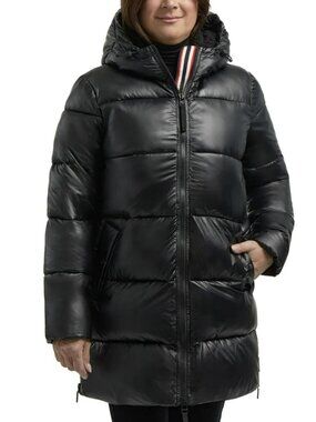 Hunter Black Puffer Coat Jacket Size XS New